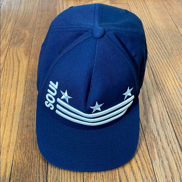 The classics Soul flag Adjustable baseball hat blue unisex - Picture 1 of 6